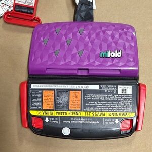 Mifold Purple Portable Booster Seat